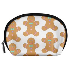 Pattern Christmas Biscuits Pastries Accessory Pouches (large) 