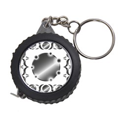 Metal Circle Background Ring Measuring Tape