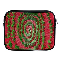 Red Green Swirl Twirl Colorful Apple Ipad 2/3/4 Zipper Cases by Sapixe