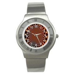 Pattern Texture Star Rings Stainless Steel Watch by Sapixe