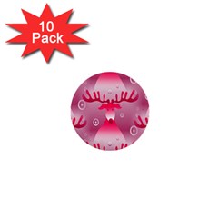 Seamless Repeat Repeating Pattern 1  Mini Buttons (10 Pack) 