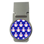 Seamless Repeat Repeating Pattern Money Clips (Round)  Front