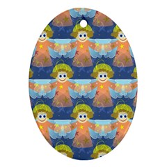Seamless Repeat Repeating Pattern Ornament (oval)