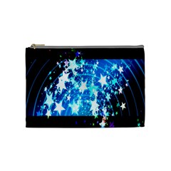 Star Abstract Background Pattern Cosmetic Bag (medium) 