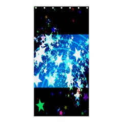 Star Abstract Background Pattern Shower Curtain 36  X 72  (stall)  by Sapixe