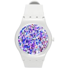 Star Abstract Advent Christmas Round Plastic Sport Watch (m) by Sapixe