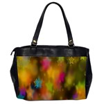 Star Background Texture Pattern Office Handbags (2 Sides)  Back