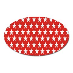 Star Christmas Advent Structure Oval Magnet