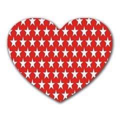Star Christmas Advent Structure Heart Mousepads