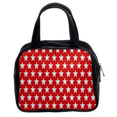 Star Christmas Advent Structure Classic Handbags (2 Sides) by Sapixe