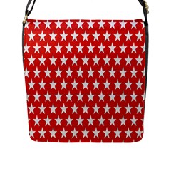 Star Christmas Advent Structure Flap Messenger Bag (L) 