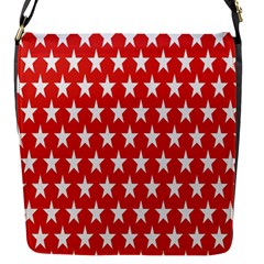 Star Christmas Advent Structure Flap Messenger Bag (S)