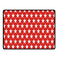 Star Christmas Advent Structure Double Sided Fleece Blanket (Small) 