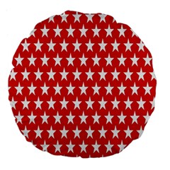 Star Christmas Advent Structure Large 18  Premium Flano Round Cushions