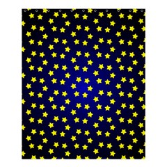 Star Christmas Red Yellow Shower Curtain 60  X 72  (medium) 