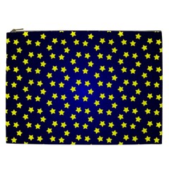 Star Christmas Red Yellow Cosmetic Bag (xxl)  by Sapixe