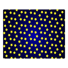 Star Christmas Red Yellow Double Sided Flano Blanket (large) 