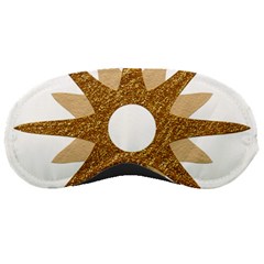 Star Golden Glittering Yellow Rays Sleeping Masks