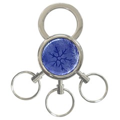 Winter Hardest Frost Cold 3-ring Key Chains by Sapixe