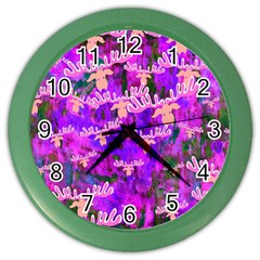 Watercolour Paint Dripping Ink Color Wall Clocks