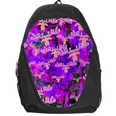 Watercolour Paint Dripping Ink Backpack Bag