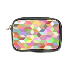 Mosaic Background Cube Pattern Coin Purse