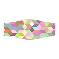 Mosaic Background Cube Pattern Stretchable Headband by Sapixe