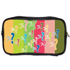 Question Mark Problems Clouds Toiletries Bags 2-side