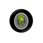 Zombie Pictured Illustration Hat Clip Ball Marker (10 pack) Front