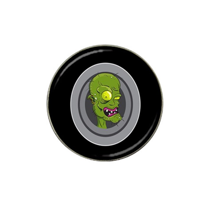 Zombie Pictured Illustration Hat Clip Ball Marker (10 pack)