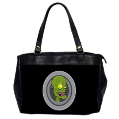 Zombie Pictured Illustration Office Handbags (2 Sides) 