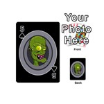 Zombie Pictured Illustration Playing Cards 54 (Mini)  Front - Spade5