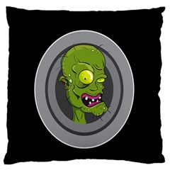 Zombie Pictured Illustration Standard Flano Cushion Case (two Sides) by Sapixe