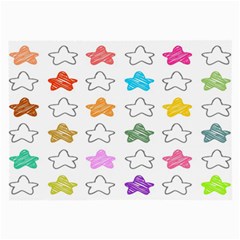 Stars Set Up Element Disjunct Image Large Glasses Cloth