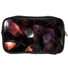 Crystals Background Design Luxury Toiletries Bags