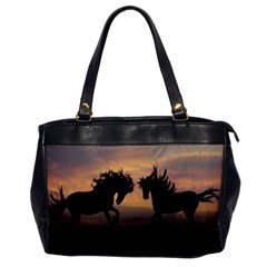 Horses Sunset Photoshop Graphics Office Handbags