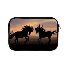 Horses Sunset Photoshop Graphics Apple Ipad Mini Zipper Cases