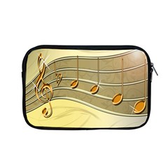 Music Staves Clef Background Image Apple Macbook Pro 13  Zipper Case by Sapixe