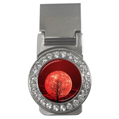 The Background Red Moon Wallpaper Money Clips (cz) 