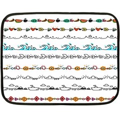 Decoration Element Style Pattern Fleece Blanket (mini)