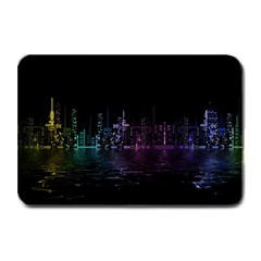 City Night Skyscrapers Plate Mats