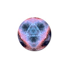 Sacred Geometry Mandelbrot Fractal Golf Ball Marker (10 Pack)