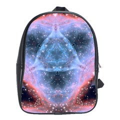 Sacred Geometry Mandelbrot Fractal School Bag (large) by Sapixe