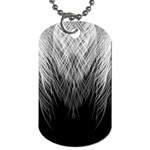 Feather Graphic Design Background Dog Tag (One Side) Front