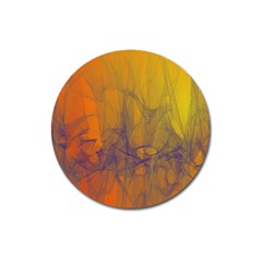 Fiesta Colorful Background Magnet 3  (round) by Sapixe