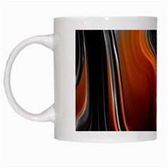 Fractal Structure Mathematics White Mugs by Sapixe