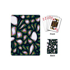 Fuzzy Abstract Art Urban Fragments Playing Cards (mini)  by Sapixe