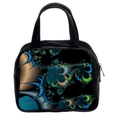 Fractal Art Artwork Digital Art Classic Handbags (2 Sides)