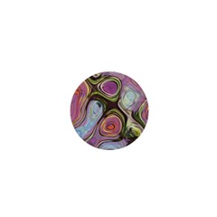 Retro Background Colorful Hippie 1  Mini Buttons