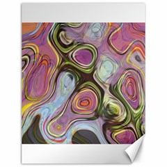 Retro Background Colorful Hippie Canvas 12  x 16  